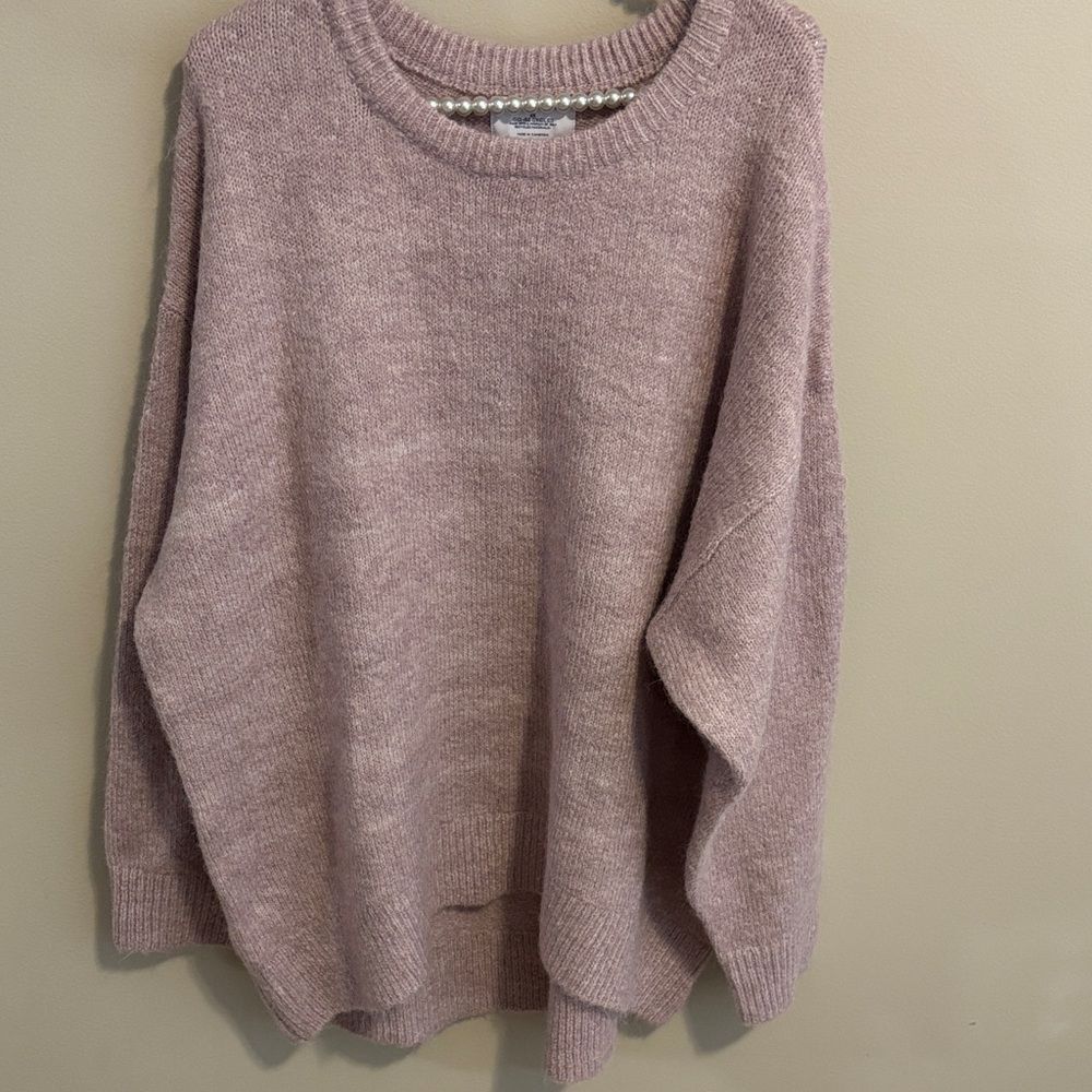 NEW Old Navy pink Crew Neck Sweater size 2x